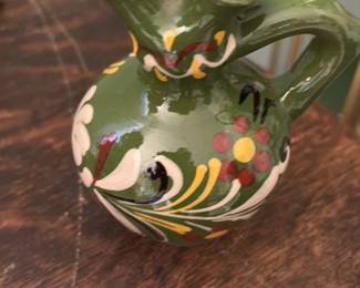 Vintage Mexican Pottery Pitcher