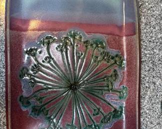 Handmade Ceramic Dill Flower Dish 