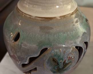 Art Nouveau Ceramic Vase 