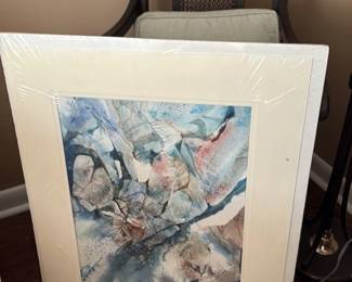 Abstract Watercolor Landscape