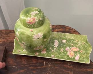 Handpainted Jinger Jar