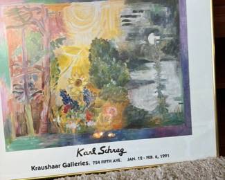 Karl Schrag Exhibition Poster