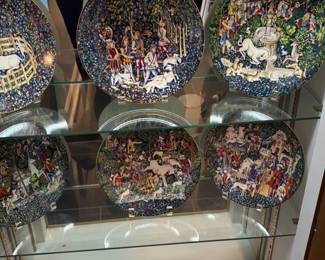 The Hunt of the Unicorn Decorative Plates