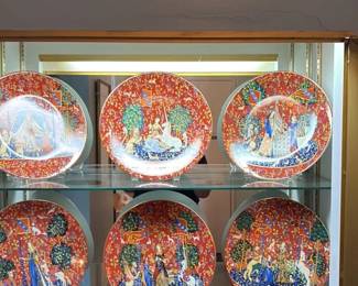 The Unicorn Tapestries Decorative Plates