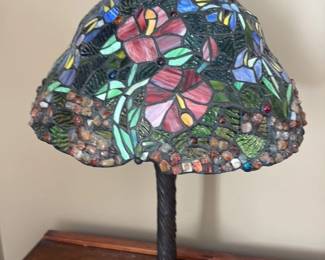 Tiffany Style Stained Glass Table Lamp