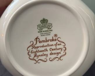 Aynsley Pembroke Reproduction of an Eighteenth-Century Design Bowl 