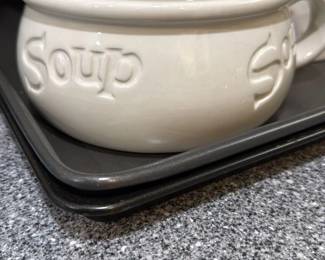 Vintage Soup Mug 