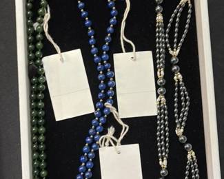 Collection of Three Beaded Necklaces 