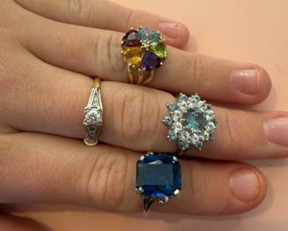 There is jewelry priced as "estate jewelry." These will not be sold for below spot prices for gold.