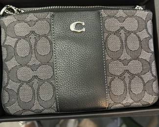 Coach Signature C Monogram Wristlet 