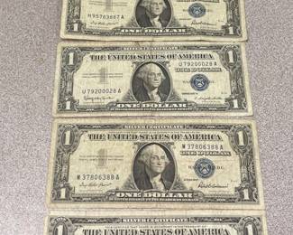 Several sets of currency