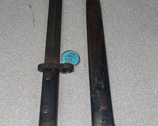 One of two bayonet’s