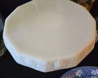 Milk Glass Cake Stand
