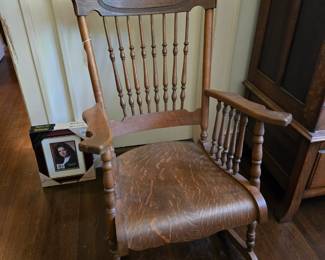 Tiger Oak Rocking Chair