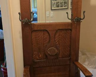 Antique Tiger Oak Tall Tree