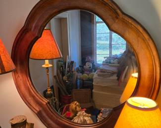 Large Wooden Mirror