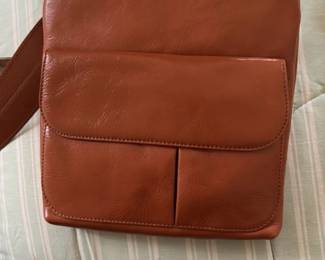 Brown Leather Clutch Wallet/Organizer