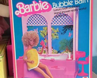 Vintage Barbie Bubble Bath Playset