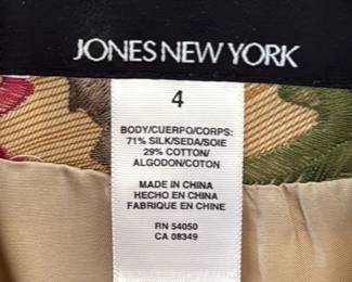 Jones New York Women's Embroidered Blazer