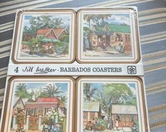 Jill Walker Barbados Coasters