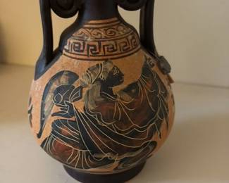 Ancient Greek Black - Figure Amphora
