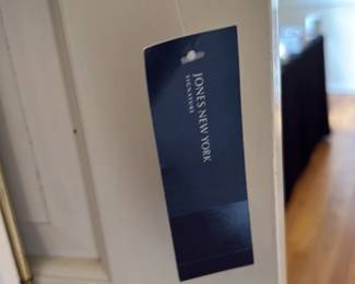 Jones New York Signature Women's White Cropped Bolero Jacket