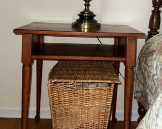 Dark Wood Side Table