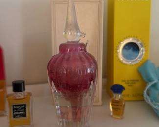 Vintage Perfume Bottles and "Titanic" Eau de Parfum Box