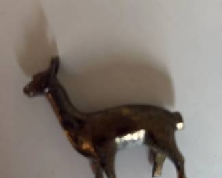 Bronze Deer Figurine
