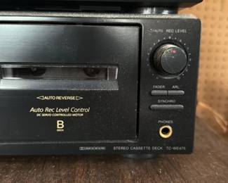 Sony TC-WE475 Stereo Cassette Deck