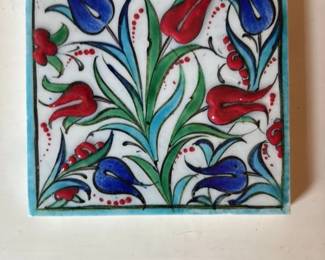 Iznik Style Ceramic Tile