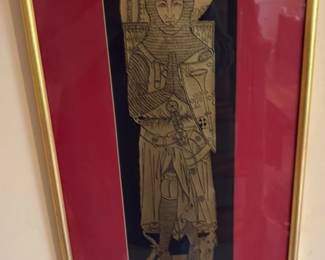Sir Roger de Trumpington Brass Rubbing