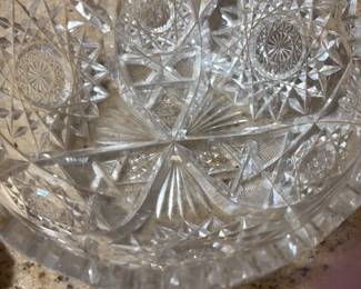 Antique Cut Glass Bowl