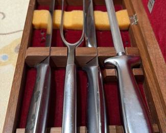Vintage Carving Set