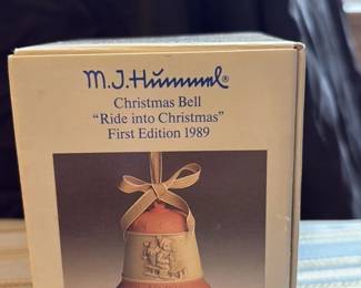 M. J. Hummel "Ride into Christmas" Christmas Bell