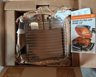 Hoover Company Broiler Lid/ Fry Pan with Warming Tray