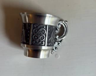 Pewter Tankard with Celtic Knot Design