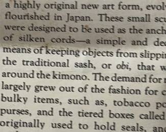 Japanese Cat Netsuke