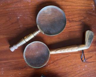 Vintage Magnifying Glass Set with Golf Club Handle