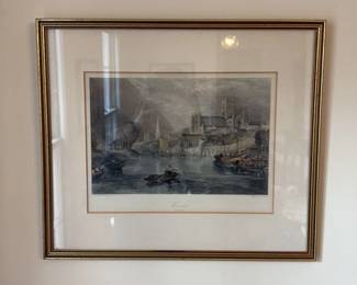 Engraving of Windsor Castle