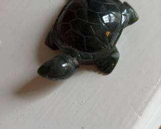 Carved Jade Turtle Figurine