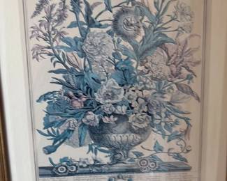 Antique Botanical Print "Fleurs et Fruits"