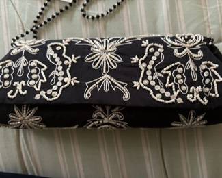 Vintage Beaded Clutch Handbag