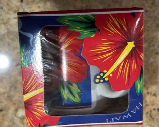 Hawaii Hibiscus Mug Set