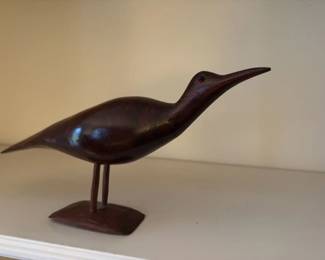 Wooden Bird Sculpture