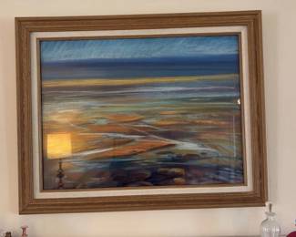 Seascape Pastel Painting