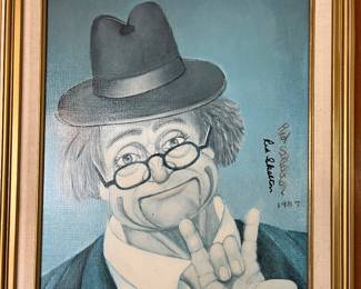 1990 Reproduction Oil Painting “I Love You”’ signed #738/5000