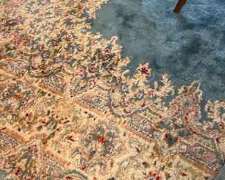 Vintage Hand made Royal Rugs Wool Imperial Kerman Rug 9’9” x 13’8”