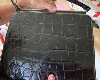 Vintage Alligator Purse