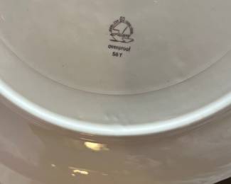 Vintage Salem China Biscayne handled serving platter